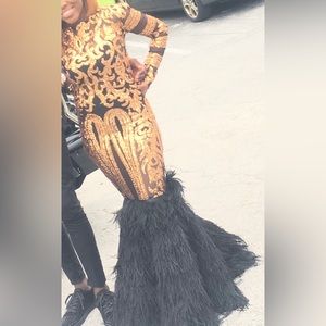 custom prom dress, only worn ONCE